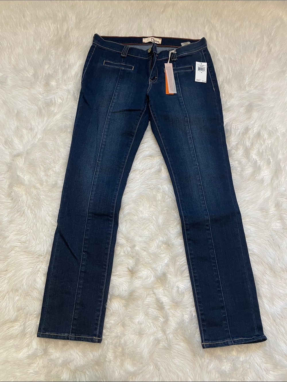 NWT Dittos Dark Indigo Enzyme Wash Skinny Jeans  Size 30